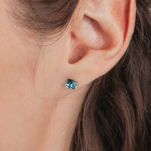 Пусеты Fiore Luna Crystal Sky Blue, SWE0127/1 SB S фото 4